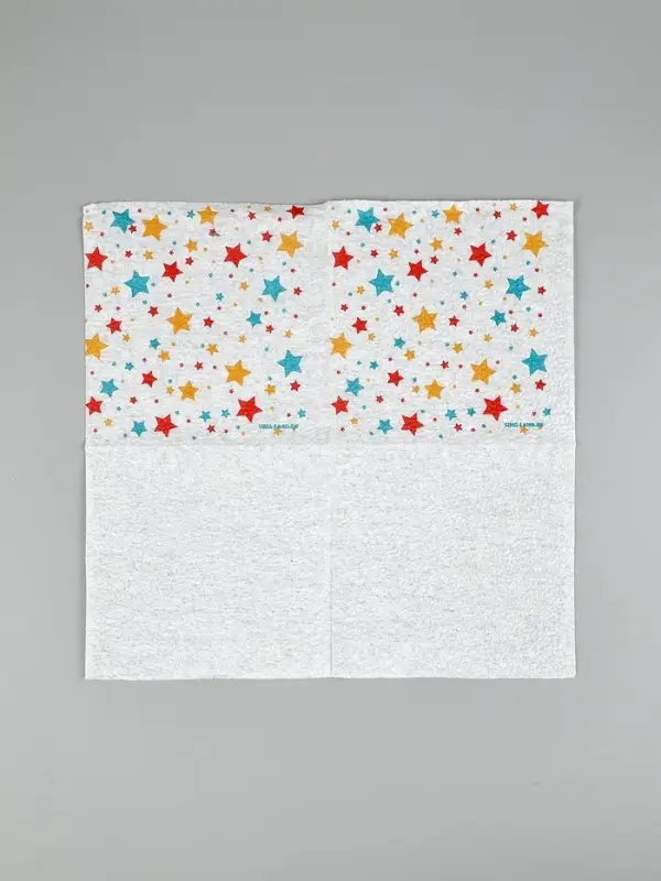 Салфетки бумажные однослойные &laquo;Звезды&raquo;, 24&times;24 см, 50 шт.