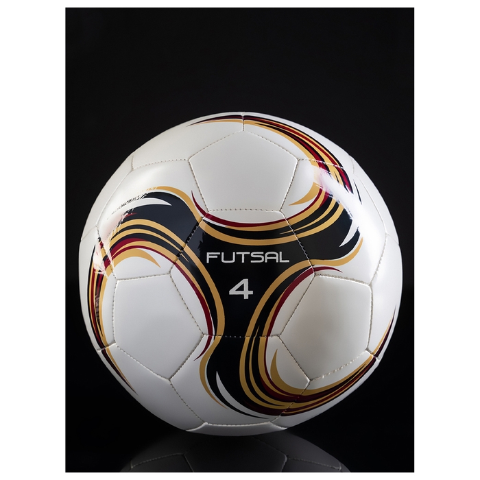 Футбольный мяч MINSA Futsal, машинная сшивка, 32 панели, р. 4, PU