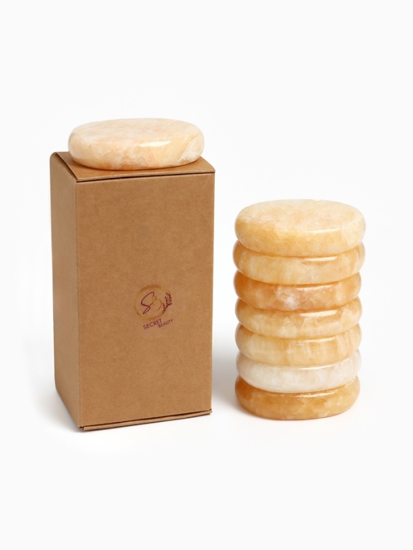 Камни для СПА 6*8 оливковый 8 шт