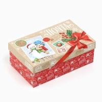 Набор подарочных коробок 10 в 1 &laquo;Новогодняя почта&raquo;, 12 х 7 х 4 &ndash; 32.5 х 20 х 12.5 см, Новый год