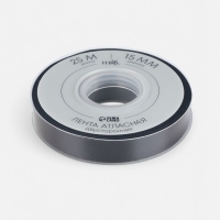 Лента атласная двухсторонняя №0030 15мм*25&plusmn;1м чёрный TR