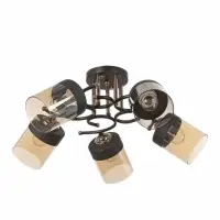 Люстра "Элла" 5хЕ27 40Вт черный 70х70х27 см