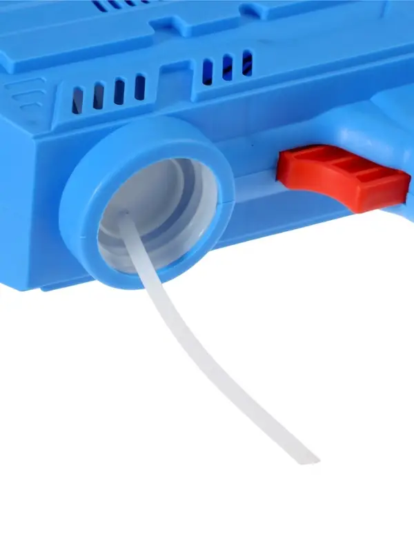 Генератор мыльных пузырей &laquo;Пистолет&raquo;, световые эффекты, работает от батареек, синий