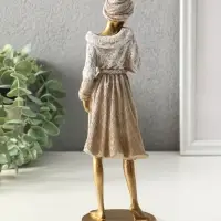 Сувенир полистоун "Девушка в банном халате" 8,5х8,5х25 см