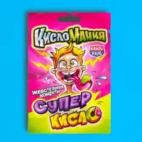 Жевательные конфеты "Кисломания Супер Кисло" 13г