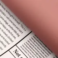 Плёнка матовая двухсторонняя &laquo;Газета&raquo; красный, 0.58&times;0.58 м