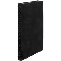 Ежедневник Spring Urban на заказ, недатированный, черный