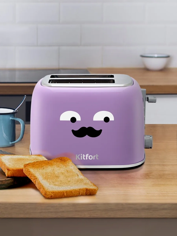 Тостер для хлеба с поддоном КТ-6218 - 870 Вт
