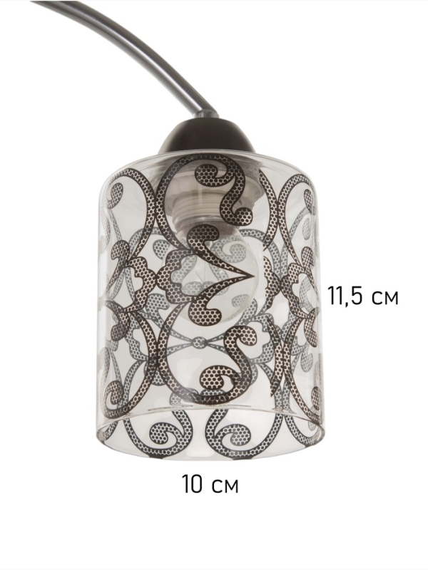 Люстра 1111/2CR E27 40Вт хром 35х10х28 см BayerLux