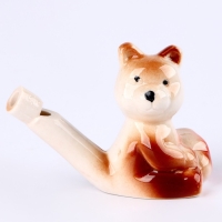 Свистулька керамическая &laquo;Мишка&raquo; 3,5 &times; 7,5 &times; 5 см