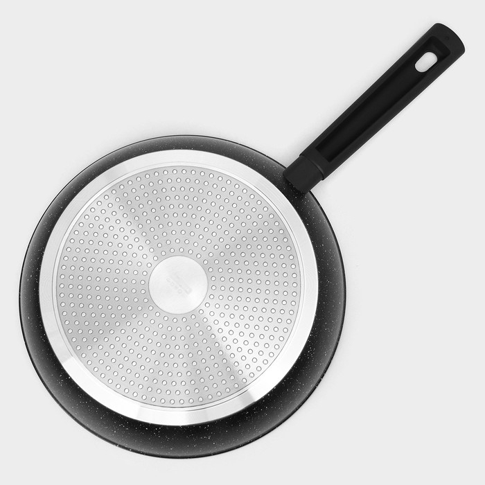 Сковорода Доляна &laquo;Первый дом&raquo;, d=28 см, антипригарное покрытие, индукция, цвет чёрный