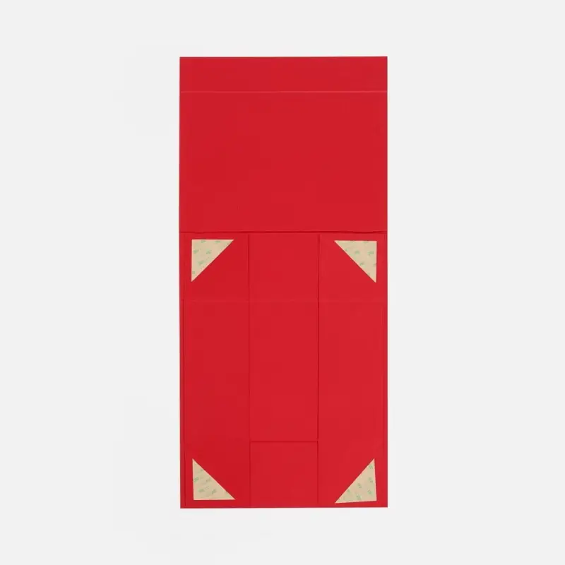 Коробка складная Quadra Fold, красная