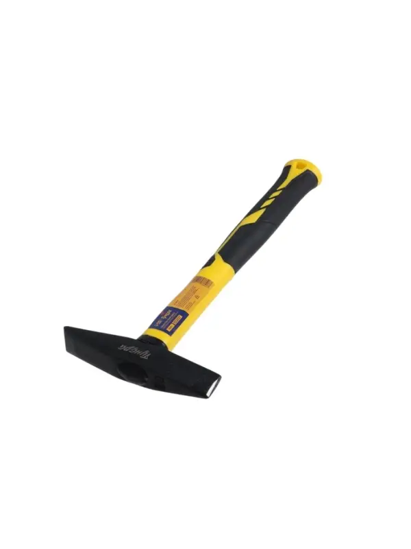 Молоток сварщика ТУНДРА, двухсторонний плоский боек, двухкомпонентная рукоятка, 300 г