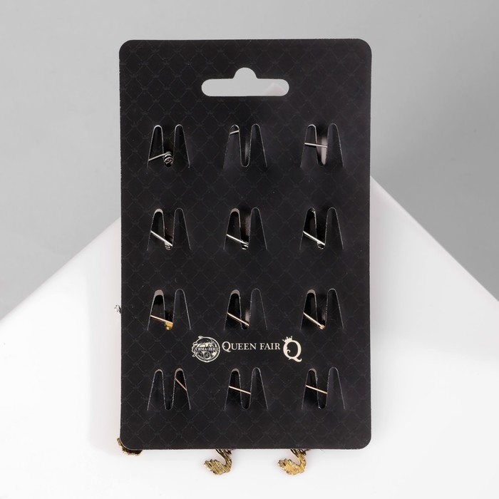 Брошь &laquo;Дракон&raquo; извилистый (неделимая фасовка 12 шт., цена за шт.), цвет МИКС