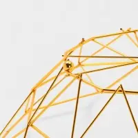 Ваза для фруктов "Геометрия Голд" 25.5*27*10 см, цвет золотой