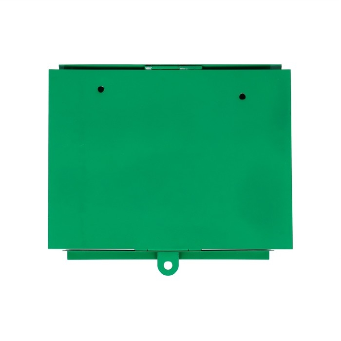 Ящик почтовый без замка (с петлёй), горизонтальный &laquo;Письмо&raquo;, зелёный