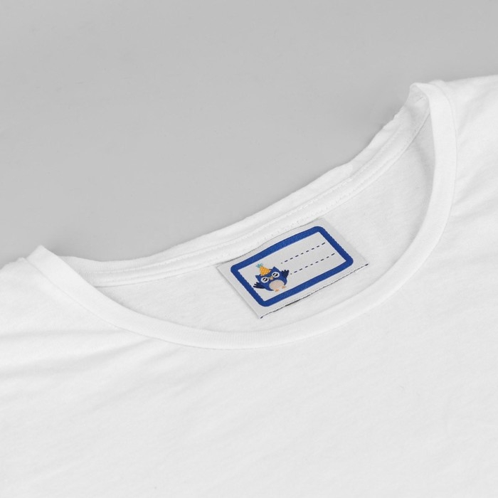 Нашивка &laquo;Совёнок&raquo;, 5,5 &times; 3,2 см, 10 шт, цвет синий