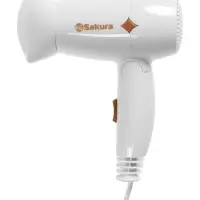 Фен Sakura SA-4049W, 1200 Вт, 2 температурных режима, 2 скорости, белый