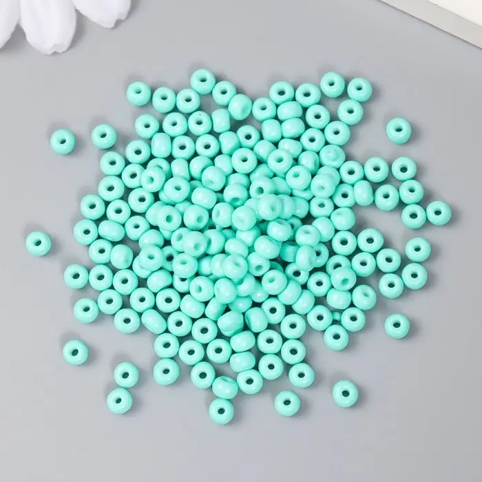 Бисер стекло 6/0 "Цвет воды" 15 гр