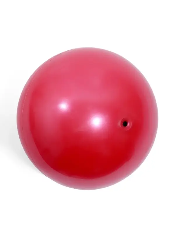 Мяч для художественной гимнастики Металлик, диаметр 19см, цвет красный