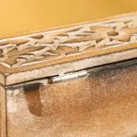 Шкатулка "Цветы" 20х7х6 см, МДФ