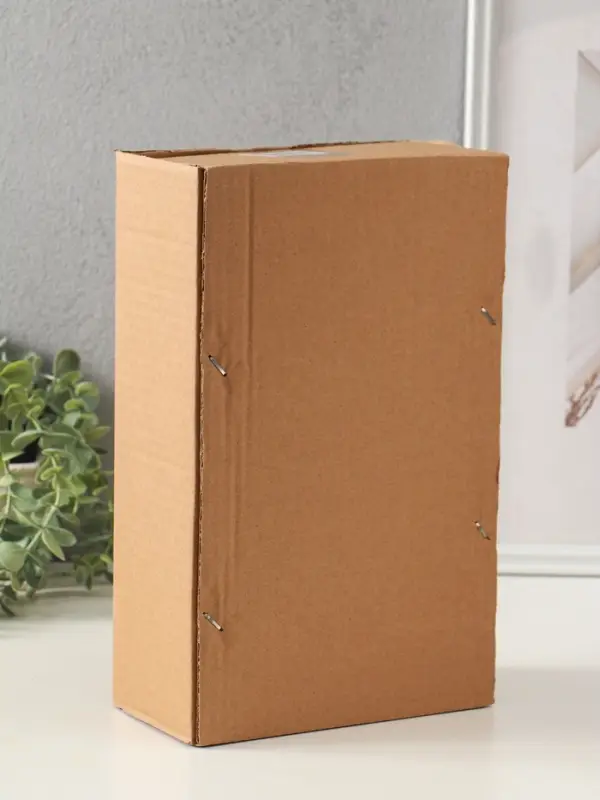 Сувенир керамика "Изогнутое пёрышко" белый с золотом 9х17,5х29,5 см