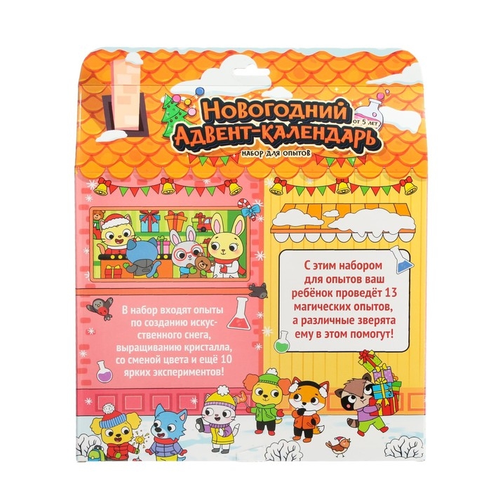 Набор для опытов 13 дней &laquo;Новогодний адвент-календарь&raquo;, 13 опытов