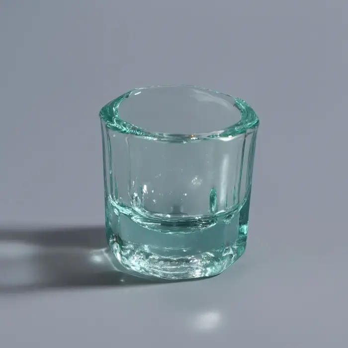 Стаканчик стеклянный для смешивания краски, 3&times;3 см, прозрачный