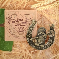 Подкова домовой &laquo;Счастья в дом&raquo;, 7 х 7 см