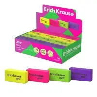 Ластик ErichKrause Joy, 50 х 22 х 12 мм, мягкий, гипоаллергенный, МИКС