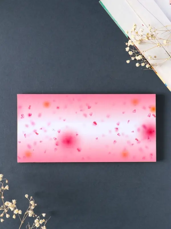 Купюрница "С Днём Рождения" шкатулка для денег, розовый