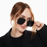 Очки солнцезащитные uv 400, дужка 13.5 см, ширина 12.8 см, линза 5.5&times;6 см