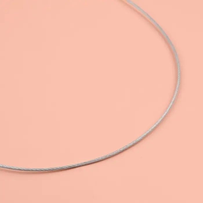 Спицы круговые, для вязания, с тефлоновым покрытием, с металлическим тросом, d=2 мм, 14/80 см