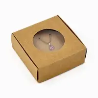 Коробка под бижутерию с окном &laquo;Круг&raquo;, 7.5 х 7.5 х 3 см