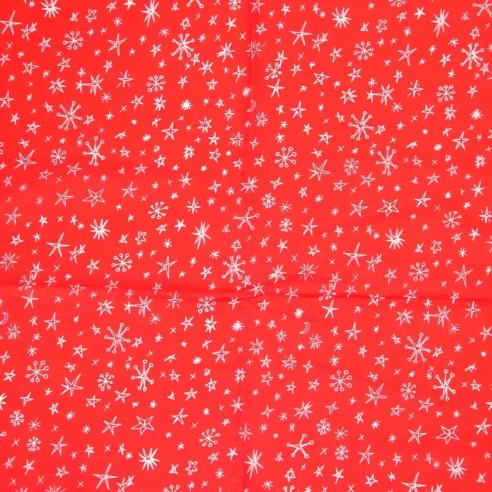 Бумага упаковочная тишью, новогодняя упаковка "Звёздочки - снежинки", 50&times;66 см