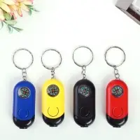 Фонарик брелок для ключей на кольце &laquo;Компас&raquo;, 1.5&times;2.5&times;5.5 см, МИКС