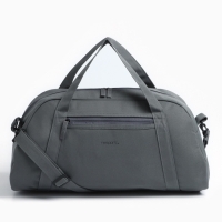 Сумка спортивная на молнии, размер универсальный , цвет серый