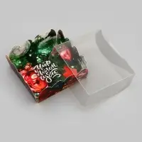 Коробка для печенья, &laquo;Мир полон чудес&raquo;, 7&times;7&times;3 см, Новый год