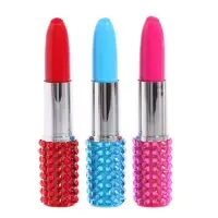 Ручка - прикол шариковая Calligrata &laquo;Помада&raquo;, со стразами, МИКС