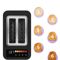 Тостер для хлеба с поддоном для крошек КТ-6877 - 750-900 Вт