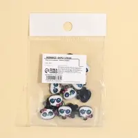 Фурнитура для бижутерии &laquo;Панда&raquo;, 1.5 х 1.5 см, с подвесом, 15 штук