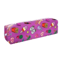 Пенал школьный &laquo;Стикеры&raquo;, на молнии, МИКС