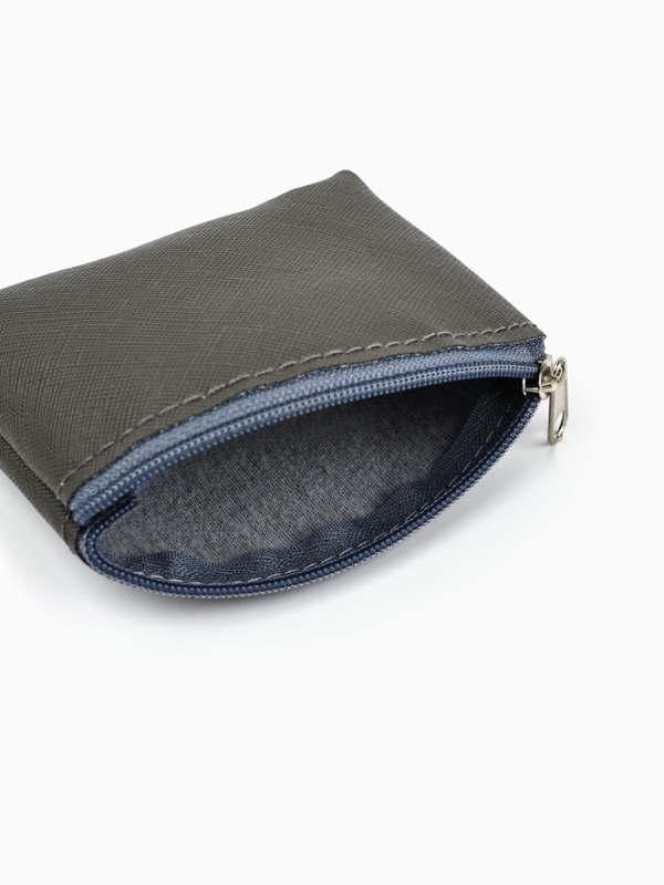 Кошелёк молодёжный, цвет серый, 11 х 7 см