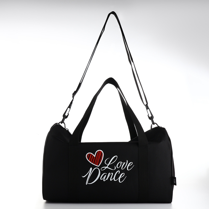 Сумка спортивная женская, TEXTURA, маленький размер, цвет чёрный