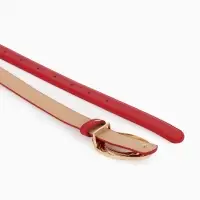 Ремень жен 04-01-01-04, Июнь2513, 2,4*0,3*110 см, без винта, пряж золото, гвоздик, крачный   1090316