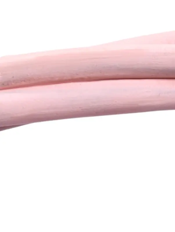 Корзина плетеная 32 х 32 х 14 см, ручка h=14 см розовый  ткань