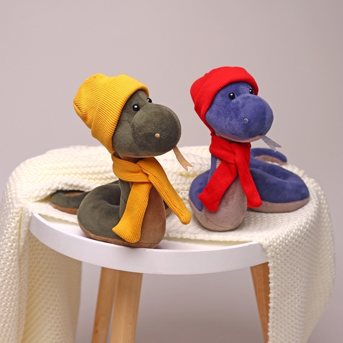 Новый год! Мягкая игрушка &laquo;Змей Хич&raquo;, цвет синий, 20 см