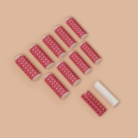 Термобигуди с фиксатором, d = 1,5 см, 10 шт, цвет МИКС