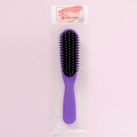 Расчёска массажная, 4 &times; 20 см, цвет МИКС