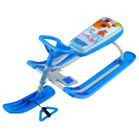 Снегокат &laquo;Тимка спорт 2 Ми-ми-мишки&raquo;, ТС2/ММ1, цвет голубой/серый